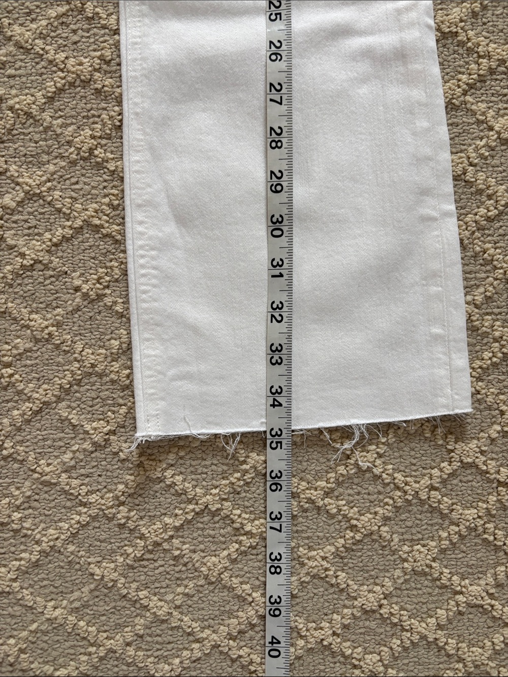 NWT J. Crew Factory White Mid-Rise Flare Crop Jeans - Picture 6 of 7